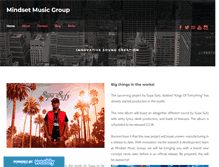 Tablet Screenshot of mindsetmusicgroup.com